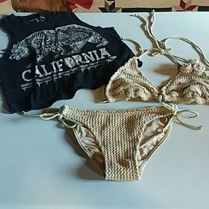 3pc. Bikini & Crop top